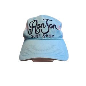 Ron Jon Surf Shop Hat Unisex One Size Fits All Mesh Adjustable Orange Beach Blue